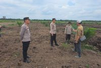 Kanit Binmas Polsek Talang Kelapa AKP Heri Pujo, turut didampingi oleh Panit 2 Binmas Polsek Talang Kelapa Iptu Halim, dan Bhabinkamtibmas Polsek Talang kelapa Briptu M Husein S serta Kapospol Kenten Aiptu P Napitupulu selaku penggerak Ketahanan Pangan Desa Kenten Laut.

