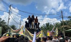 Ratusan Warga Demo PT.Tania Selatan, Polres OKI Pastikan Situasi Kondusif