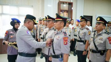 Sertijab Sejumlah Perwira di Polres OKI, Rotasi Jabatan Perkuat Pelayanan Kepolisian