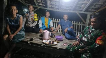 Maksimalkan Poskamling, Babinsa Amankan Wilayah Binaan