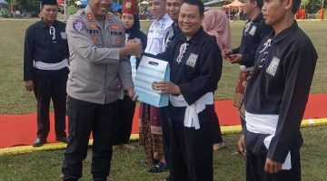 Apel Pendadaran PSHT Dipimpin Wakil Bupati OKI, Kapolres Ajak Peserta Jaga Kamtibmas