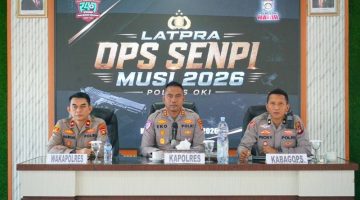 Kapolres OKI Buka Latpraops Senpi Musi 2026