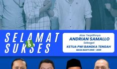 Andrian Samallo Terpilih Aklamasi, Nahkodai PWI Bangka Tengah 2026-2029