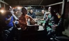 Pantau Keamanan Wilayah, Babinsa Koptu Harisun Rutin Sambangi Poskamling