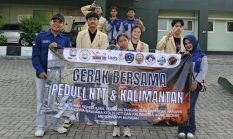 LAZISMU Babel dan BEM Pertiba Ketuk Hati Warga, Galang Dana untuk Korban Bencana