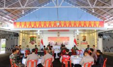 Kapolres OKI Sambut 14 Personel Seskoad, Edukasi Warga Cegah Karhutla