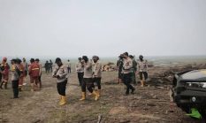Tim SLOG Polri Back Up Pemadaman Karhutla di Kab. OKI, Sumsel