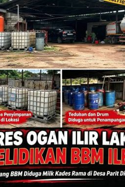 Kapolres Ogan Ilir Akan Lakukan Penyelidikan Gudang BBM Ilegal Desa Parit
