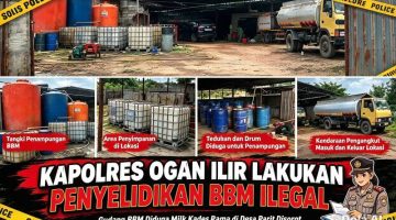 Kapolres Ogan Ilir Akan Lakukan Penyelidikan Gudang BBM Ilegal Desa Parit