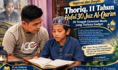 Imam Wahyudi Terharu, Thoriq Pilih Al-Qur’an, Bukan Gawai! Usia 11 Tahun Hafal 30 Juz