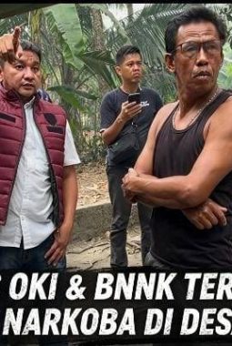 Polres OKI dan BNNK Tertibkan Kampung Narkoba di Serigeni, Dua Orang Diamankan*