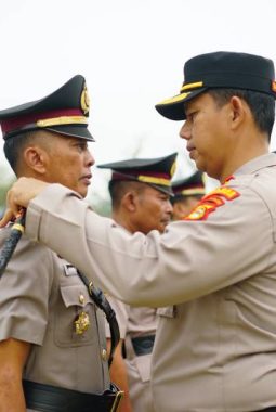 Polres OKI Gelar Sertijab, Sejumlah Pejabat dan Kapolsek Berganti Jabatan