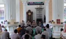 Jumat Keliling, Kapolres OKI Ajak Warga Cegah Karhutla, Narkoba, dan Judi Online